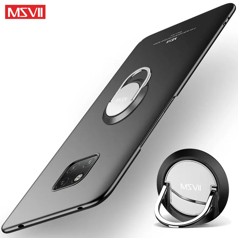Чехол для Huawei Mate 20 Lite тонкий чехол MSVII с кольцом пальцев металлический Pro X чехлы 20X