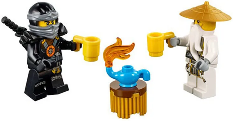 Bela 575pcs 10397 Master WU Dragon Ninjagoe Thunder Swordsman Building Blocks Bricks Toys Compatible Legoe | Игрушки и хобби