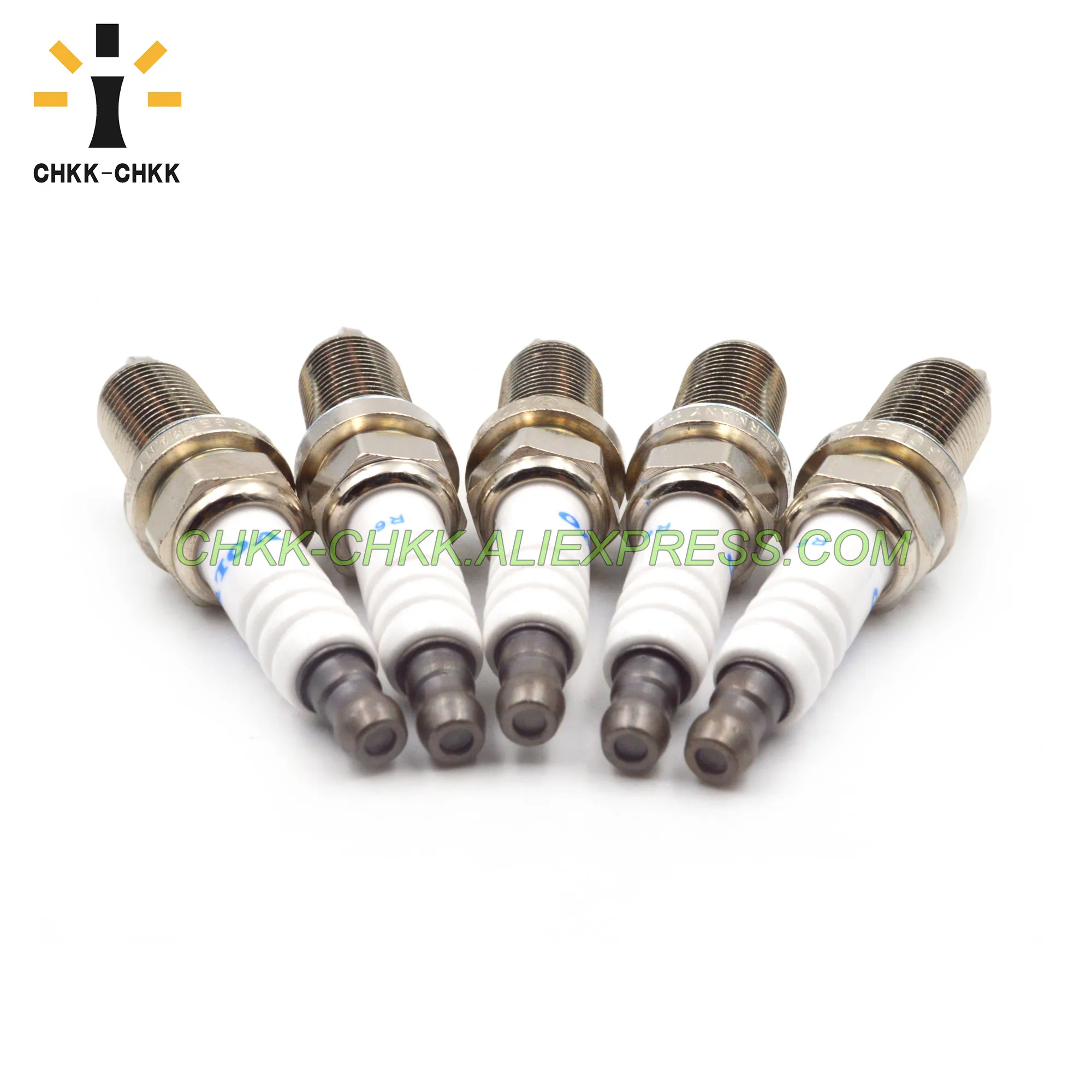 5 шт. CHKK иридия POWER Свеча зажигания 30751806 для Volvo C30 C70 S40 S60 V50 V70|Свечи и запальные