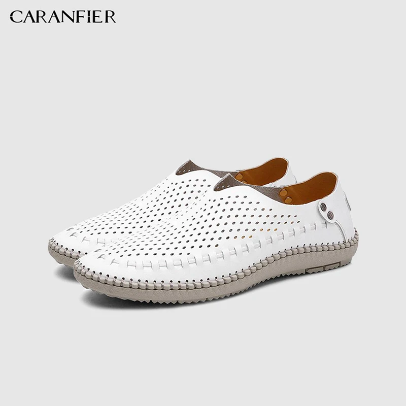 CARANFIER/Мужская мягкая обувь на плоской подошве летняя дышащая прогулочная с