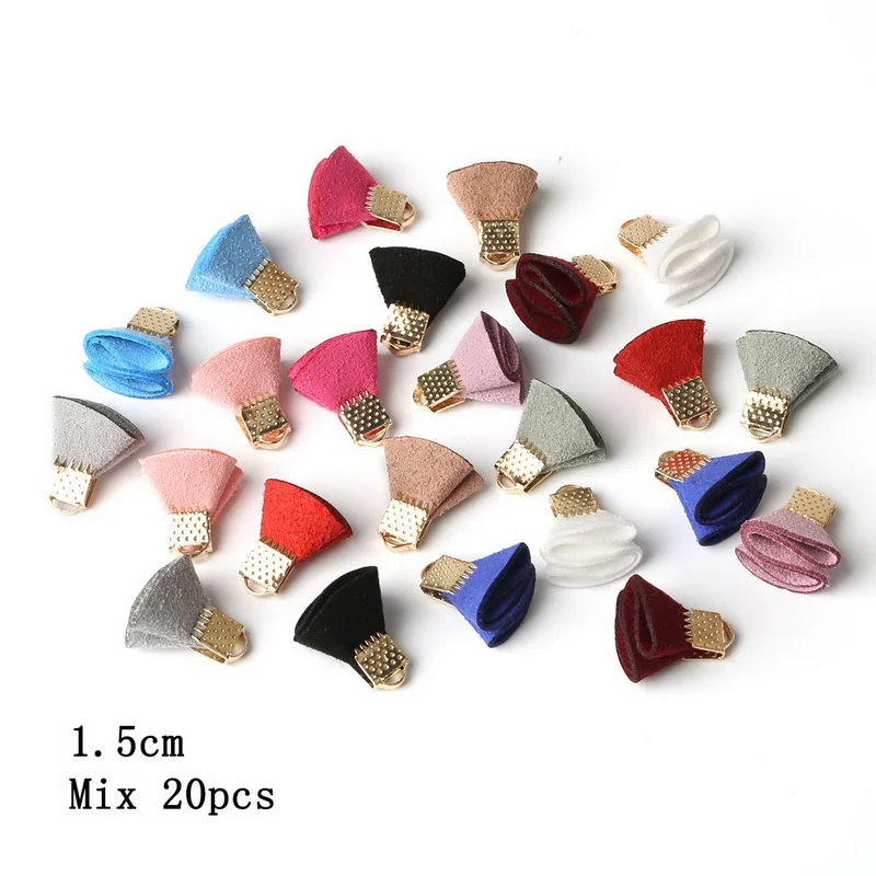 15x15 20pcs 23 стиля, смешанные типы кисточек, цветок, шелк, полиэстер, амулеты, подвеска, висячие серьги, кисточка для изготовления ювелирных изделий, сделай сам - Цвет: 15x15 20pcs