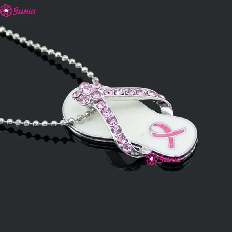 1 шт. модное ожерелье с розовой лентой подвеской|jewelry necklace|necklace free shippingpendant necklace |