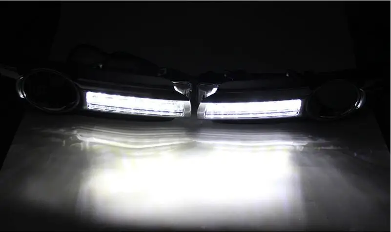 Mitsubishi Pajero дневсветильник 2015 ~ 2016 Бесплатная доставка светодиодный