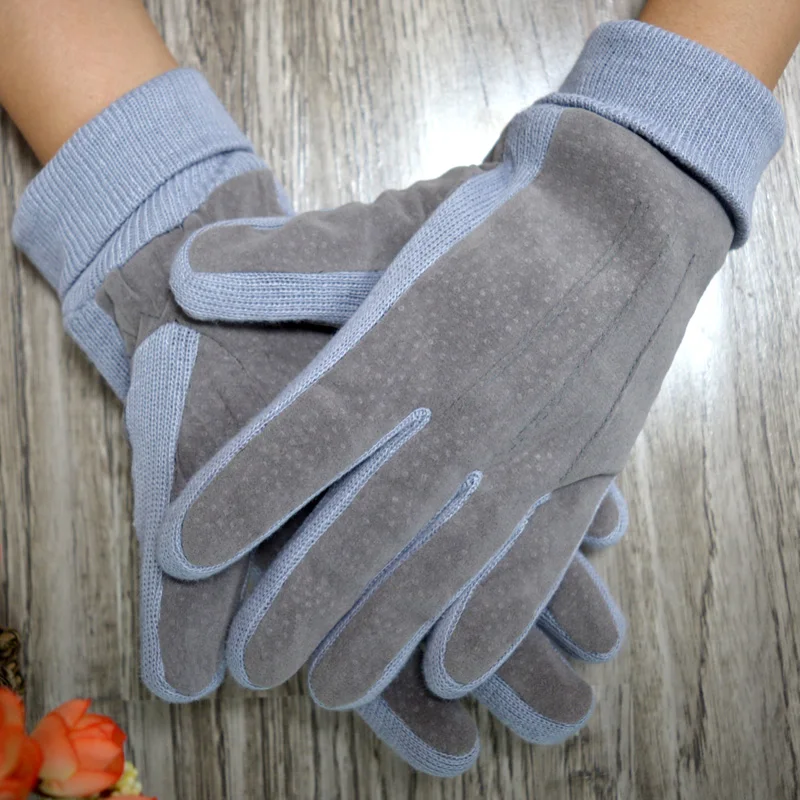 Новое поступление зимние теплые перчатки для женщин женские меховые Внутри