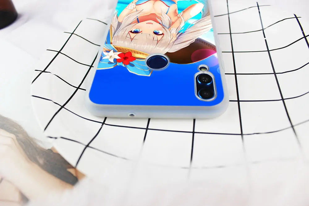 Японский мультфильм аниме девушка Мягкий ТПУ чехол для Huawei Honor 30 20 10 9 Lite 9a 8a 7a Pro 10X