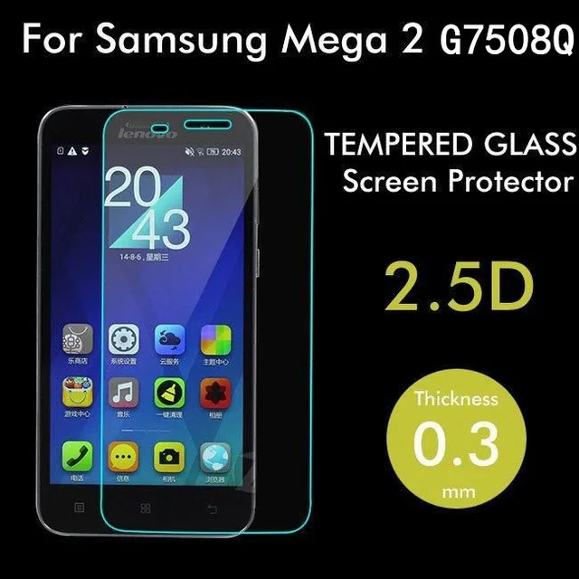 2.5D Закаленное стекло для Samsung Galaxy Mega 2 G7508Q защитная пленка Взрывозащищенная G750F