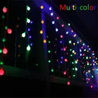 Новинка 96 LED 4 м глобусы подключаемых гирлянда из шариковых ламп для вечеринки светодиодные Рождественские огни Фея Свадебный сад кулон гирлянда