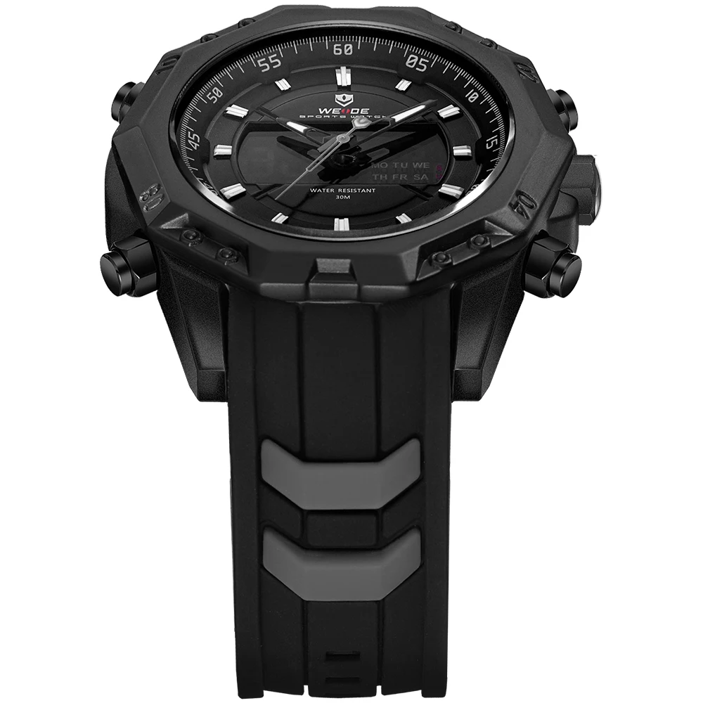 WEIDE мужские спортивные часы военные водонепроницаемые аналоговые цифровые