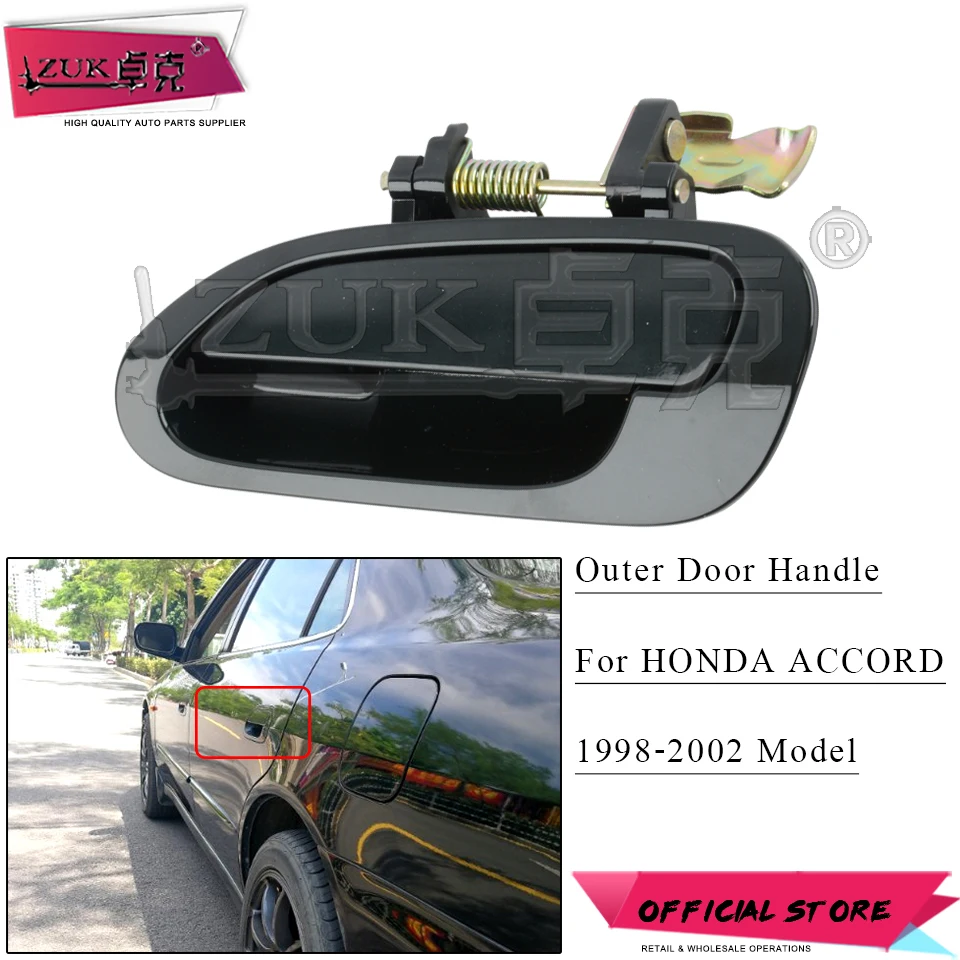 ZUK авто за ручку двери автомобиля внешние дверные ручки для HONDA ACCORD 1998 1999 2000 2001 2002 CF9 CG5 CG1 atroviren темно-зеленый