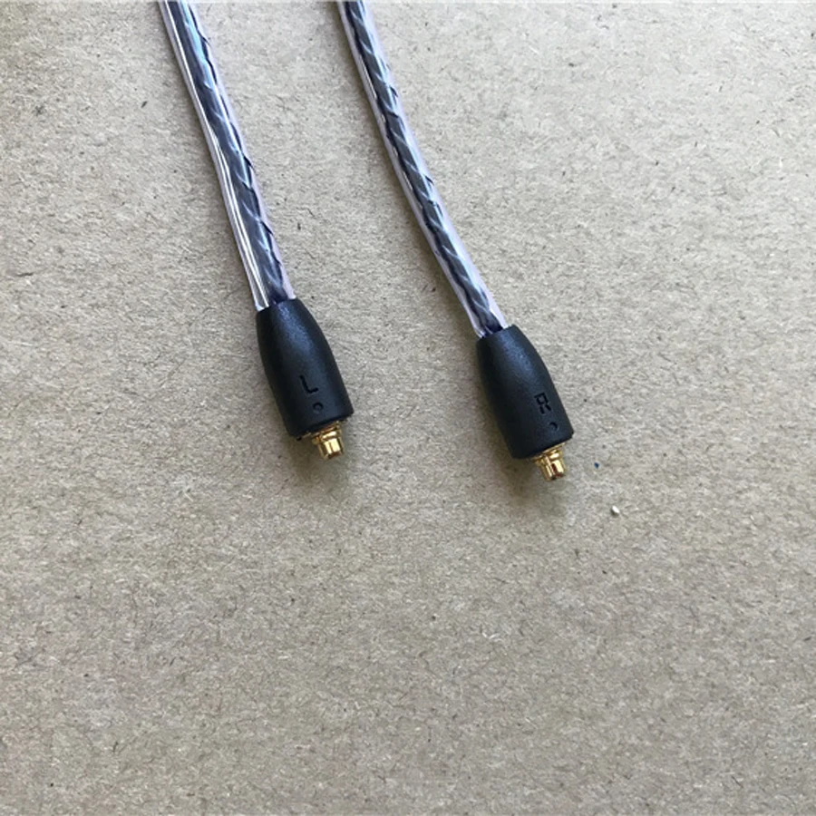 Кабель MMCX 120 ядер для наушников Shure SE215 SE315 SE425 SE846 сменный однокристальный медный