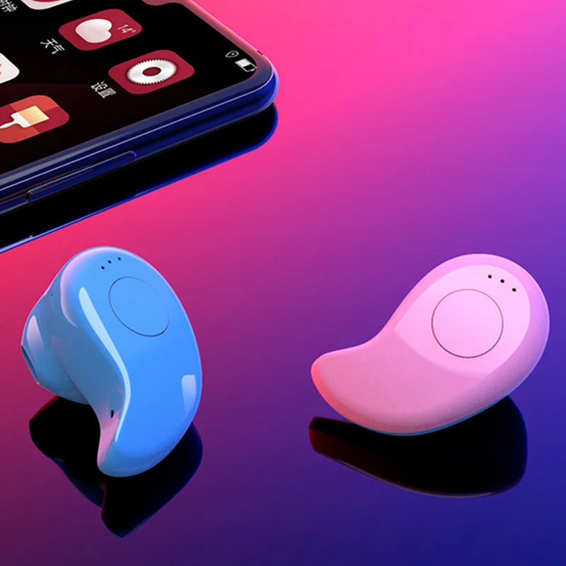 Мини Беспроводная Bluetooth гарнитура стерео водонепроницаемый наушник Универсальный Sprots один наушник в ухо HiFi микрофон