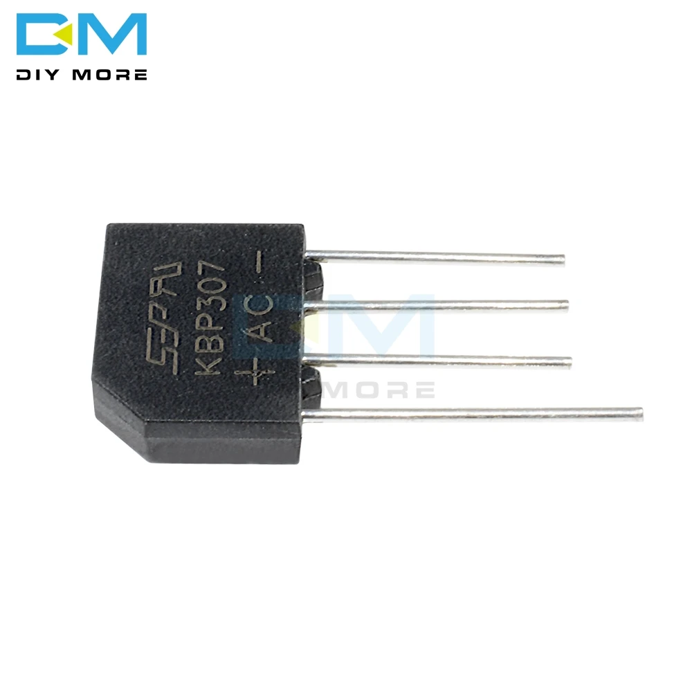 10 шт. KBP307 KBP 307 3A 700V плоский мостовой выпрямитель новый и оригинальный IC |