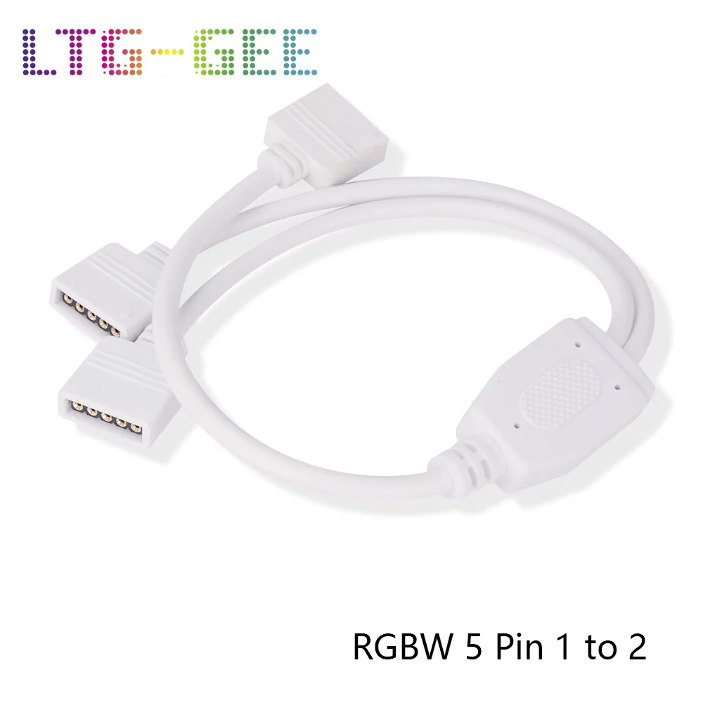 1 шт. 4PIN 5PIN к 2 /3 сплиттер разъем RGB RGBW Светодиодная лента Удлинительный провод