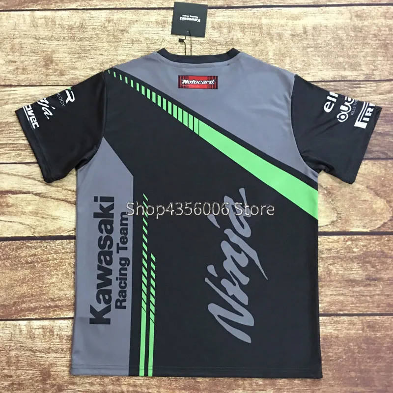 Moto rcycle Racing moto rbike moto cross moto kawasaki Riding Мужская Повседневная дышащая футболка с коротким рукавом Одежда для вождения