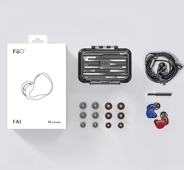Наушники FiiO FA1 с 3D принтом сбалансированная арматура Hi Fi наушники для iOS и Android