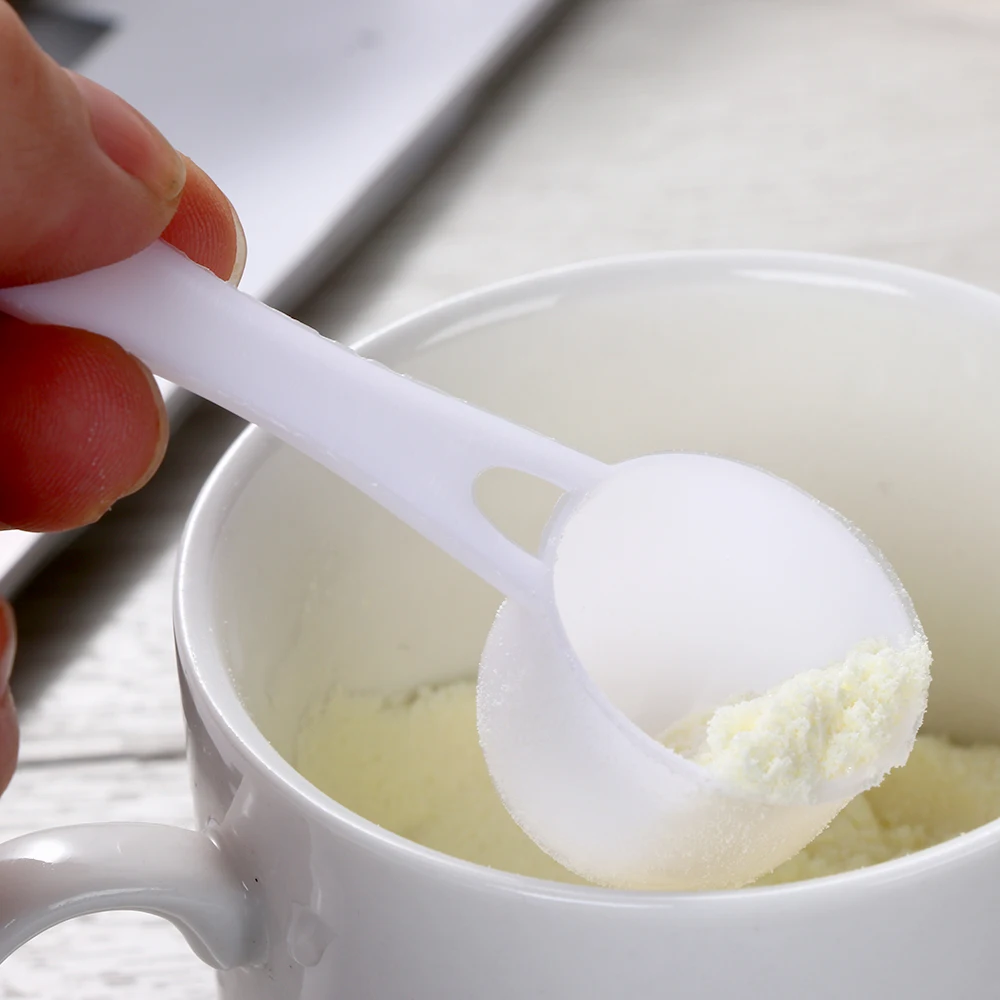 2019NEW 10PCS 1/3/5/10g Plastic Measuring Spoons Coffee Protein Milk Powder Scoop Kitchen Measuring Tools