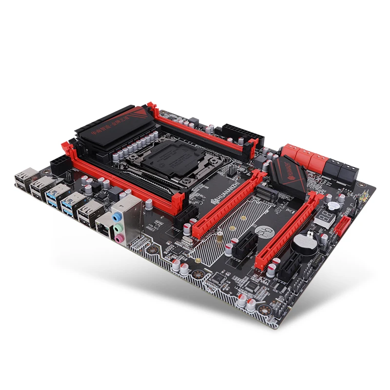 Скидка материнская плата комплект HUANANZHI X99 LGA2011-3 материнская плата с M.2 NVMe слотом cpu Xeon E5 2676 V3 ram 64G(4*16G) 1866 RECC