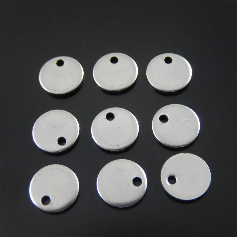 5 шт. круглые подвески для ювелирных изделий из нержавеющей стали|charm pendant|pendants for