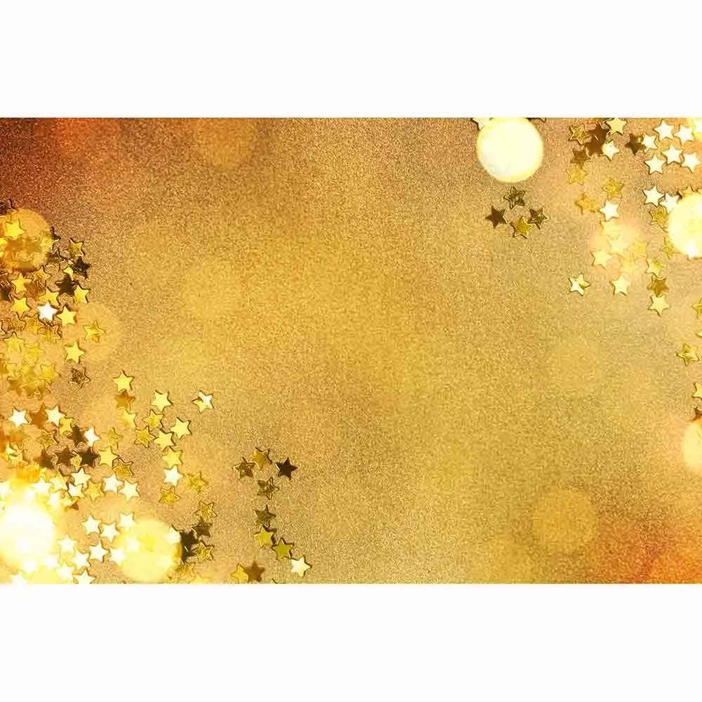Фон Funnytree для фотосъемки блестящие звезды песок боке абстрактные золотые