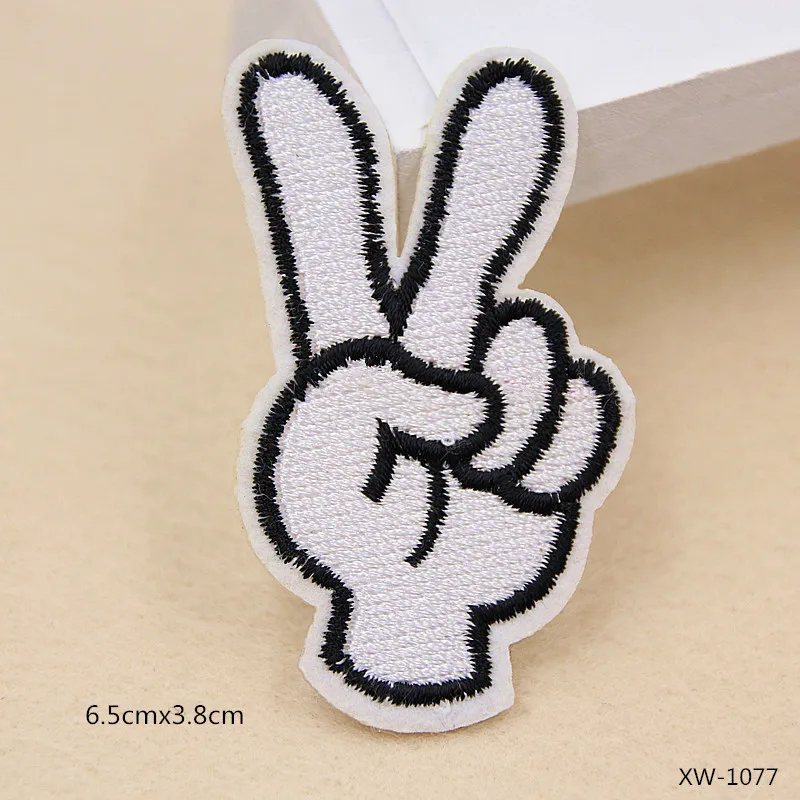 1Pc Badge Patch Embroidered Appliqued Motif Parches Iron On Patches For Clothes Stickers Dress Jeans Jacket Sewing Accessories | Дом и сад