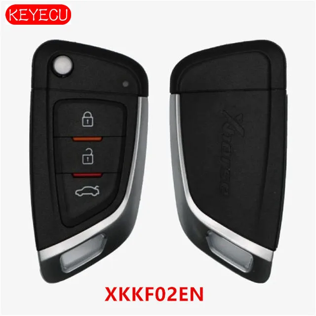 Keyecu 5 шт. XHORSE Универсальный нож стиль флип ключ PN XKKF02EN для VVDI инструмент VVDI2|Ключ от