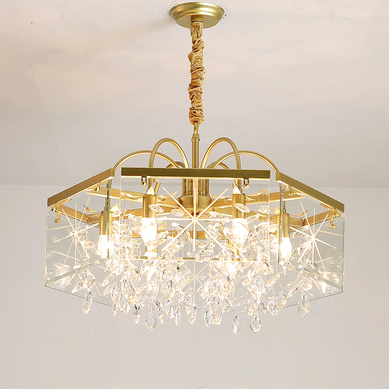 Итальянская Современная хрустальная люстра светодиодный светильник для отеля