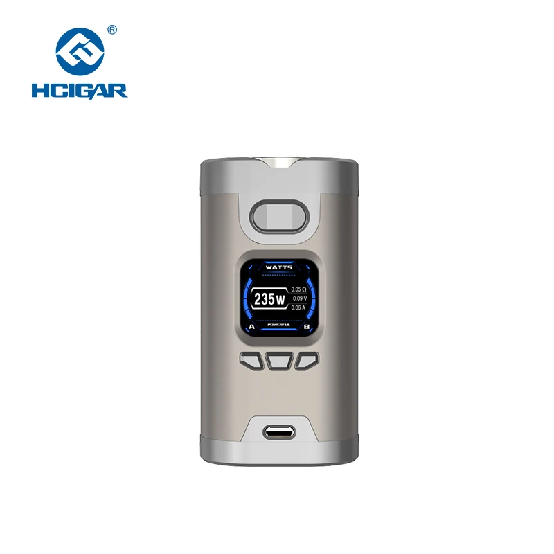 Оригинальный HCIGAR Wildwolf 235 Вт TC бокс мод Vape Двойной 18650 аккумулятор TFT цветной экран