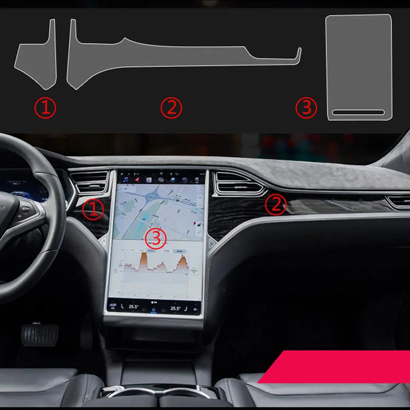 Наклейка для Tesla model S Прозрачная рекламная пленка из ТПУ наклейка s Аксессуары