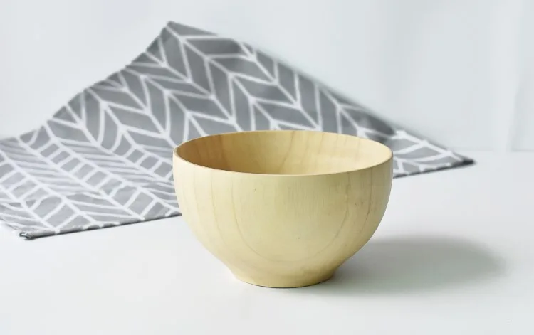 Миска ручной работы с ручкой для риса супа окуня украшения (середина) круглая