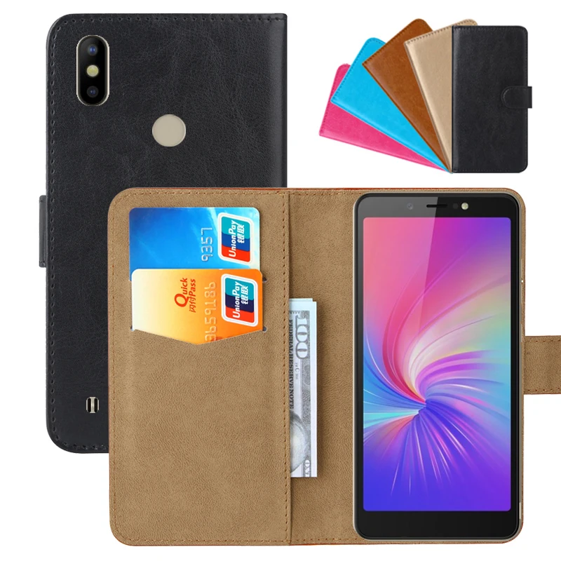 

Luxury Wallet Case For Tecno POP 2S pro PU Leather Retro Flip Cover Magnetic Fashion Cases Strap