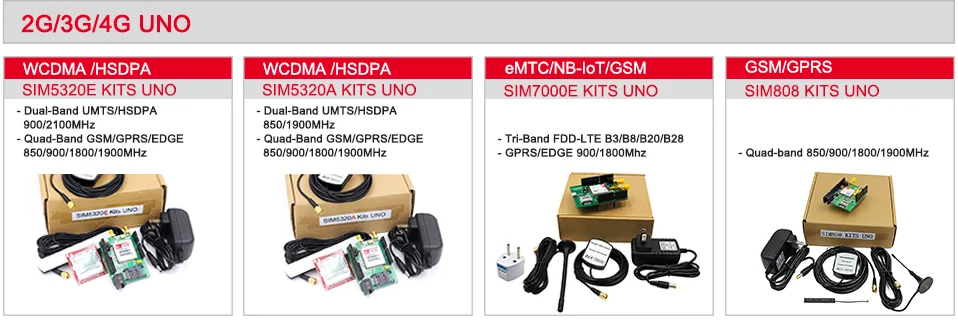 Комплект SIM7000E для Arduino UNO, eMTC NB-IoT Shield development board 1 комплект