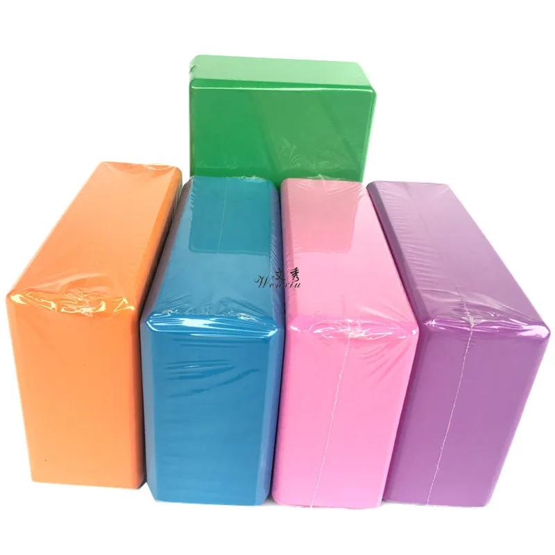 Новый блок йоги EVA кирпич Спортивные Упражнения Тренажерный зал пена ролик