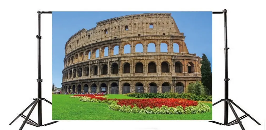 Photography Backdrop Ancient Eternal Wonder Colosseum Rome Italy Landmark Photo Background Party | Электроника