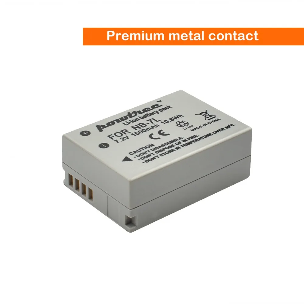 NB 7L NB7L Li Ion Батарея 7 2 V 1500 мА/ч + Зарядное устройство с светодиодный зум объектив