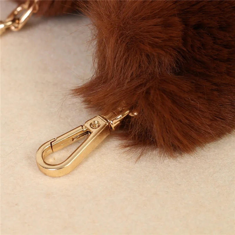 

Osmond Warm Fur Handbag Handle Bag Strap 45/100/120CM Bag Straps Women Bag Belts Shoulder Belt Bag Accessories Parts Black