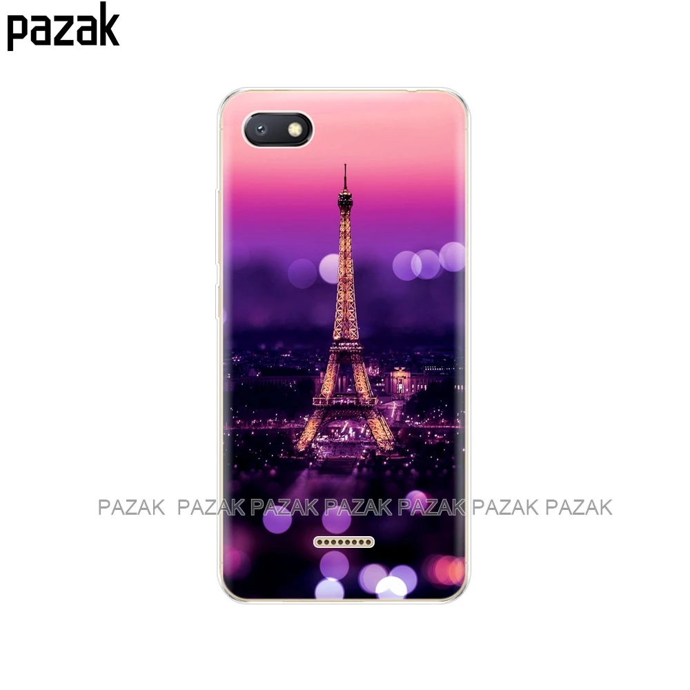 Силиконовый чехол для Xiaomi Redmi 6a, чехол из мягкого ТПУ на заднюю панель телефона для Xiaomi Redmi 6 A, бампер Hongmi 6a, защитный чехол с узором - Цвет: 61358