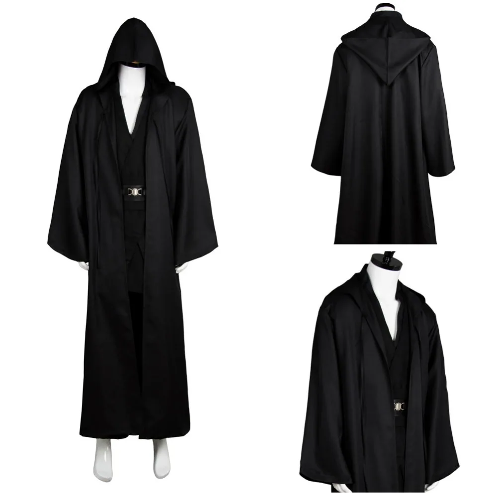 

Cosplay Costume Star Cosplay Wars Anakin Skywalker Cosplay Full Set With Robe Costume Black Version Halloween Carnival Full Set