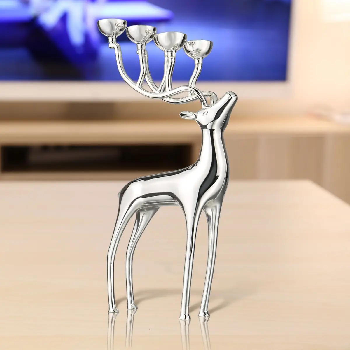 Tooarts подсвечники олень Подсвечник металл 6 стрелкового оружия Candelabros сплав свечи