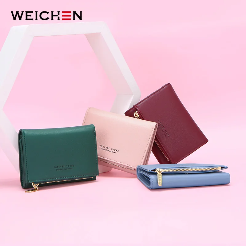 WEICHEN кошелек Для женщин Брендовая дизайнерская обувь Новый этих дам бумажник с
