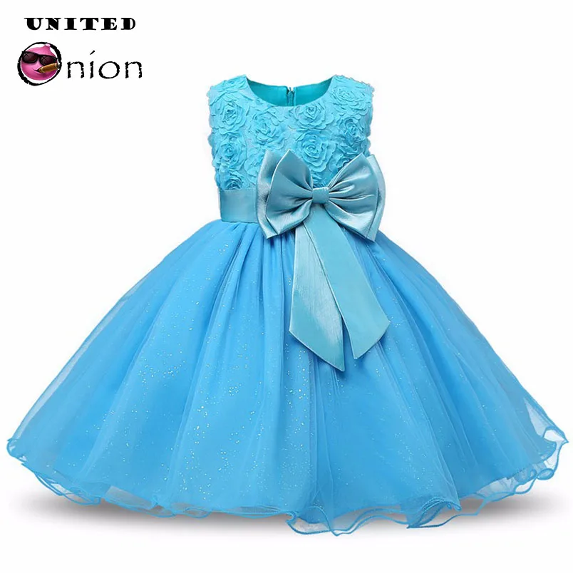 Платье принцессы с цветочным принтом для девочек летняя одежда платья-пачки