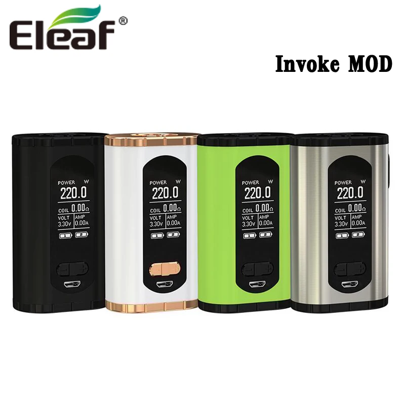 Оригинальная электронная сигарета Eleaf Invoke 220 Вт бокс мод электронные сигареты