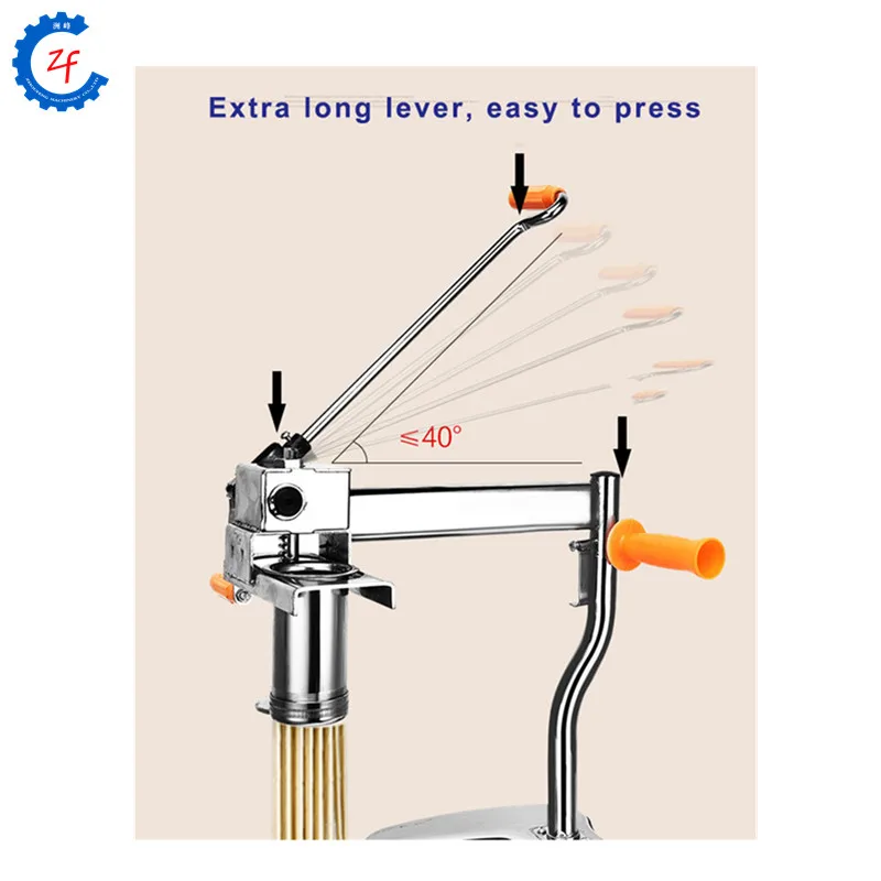 Ручная машина для изготовления лапши из нержавеющей стали в комплекте с 7