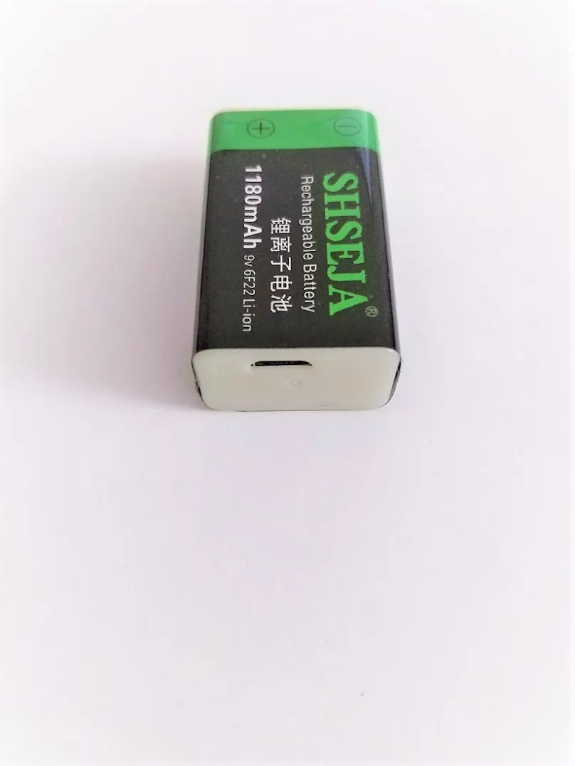 Аккумуляторная батарея Lipo с micro USB 1180 мА · ч 9 в | Электроника