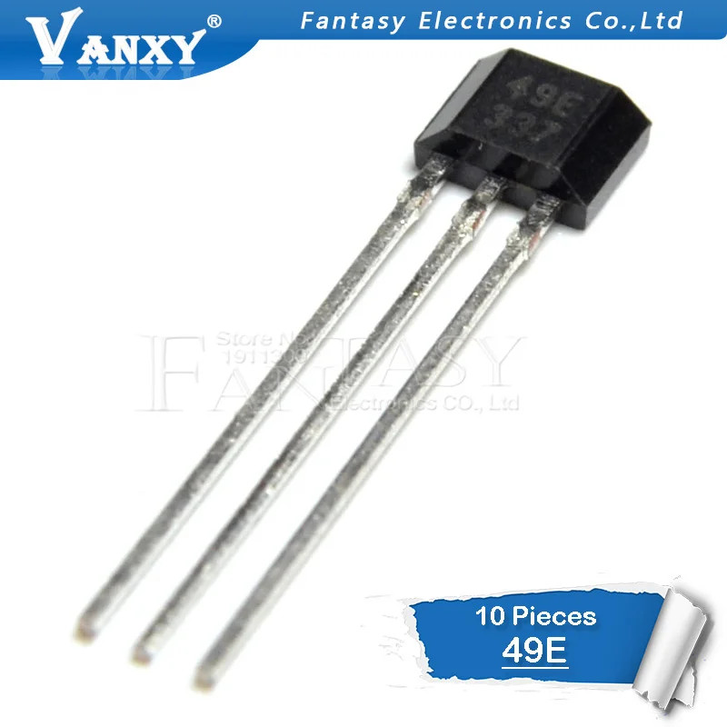 10 шт. 49E элемент Холла OH49E SS49E датчик холла эффектов Новинка|hall effect sensor|sensor hallsensor