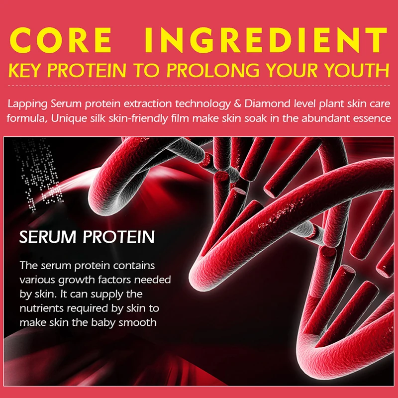 VG Сыворотка для лица протеиновая маска против акне уменьшает усталость экономит