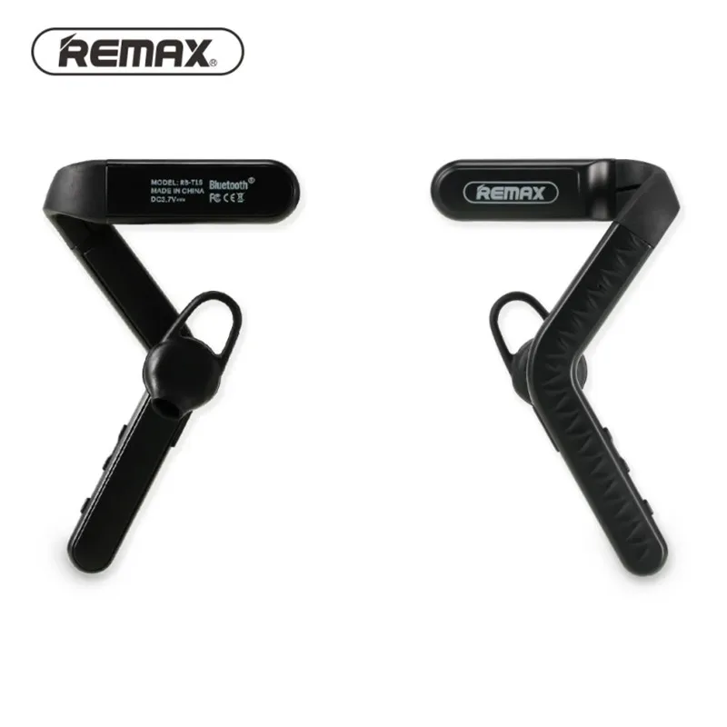 Bluetooth наушники Remax беспроводная гарнитура стерео с ушным крючком деловые для