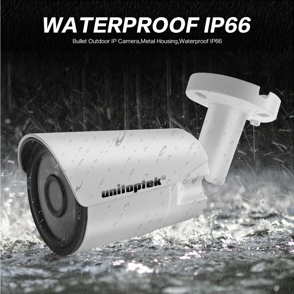 H.265 4K 8MP 3840*2160 IP камера наружная HI3516A + 1/2 ''OS08A10 датчик наблюдения 20 м ночное