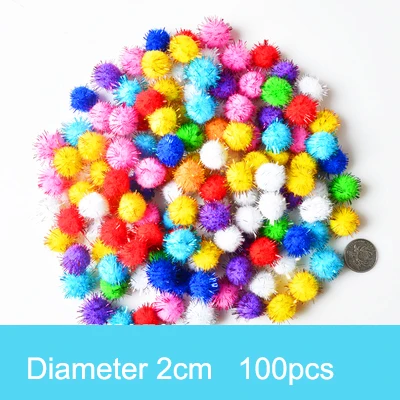 20mm mixed 100pcs В переменного тока, 50-500 шт. помпон мини мягкие помпоны Пушистый Плюшевый мяч детские игрушки ручной работы Свадебный Декор Сделай Сам ремесленные принадлежности 8/10/15/20/25/30 мм - Color: 20mm mixed 100pcs
