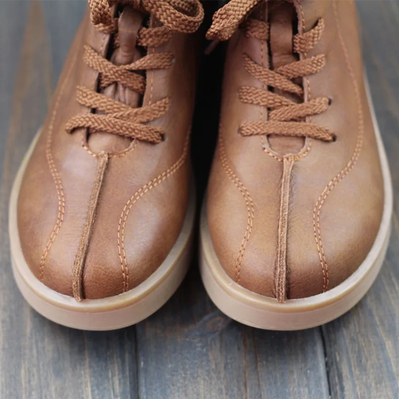 Оригинальная женская обувь Sen весенне-осенняя повседневная на плоской подошве из