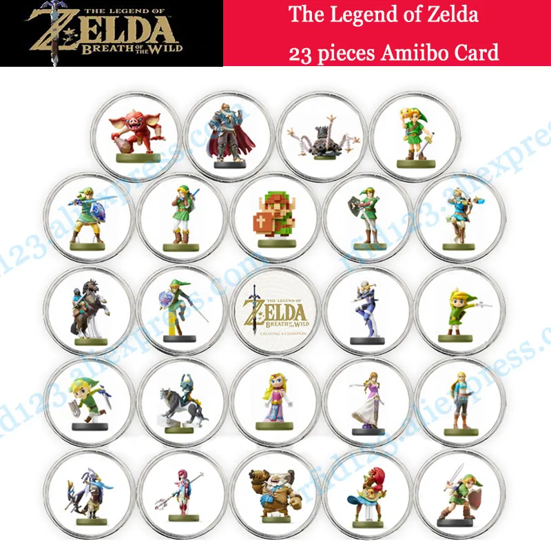 NFC бирка монетки для Легенда о Zelda 24 штук карт|Карты контроля доступа| |